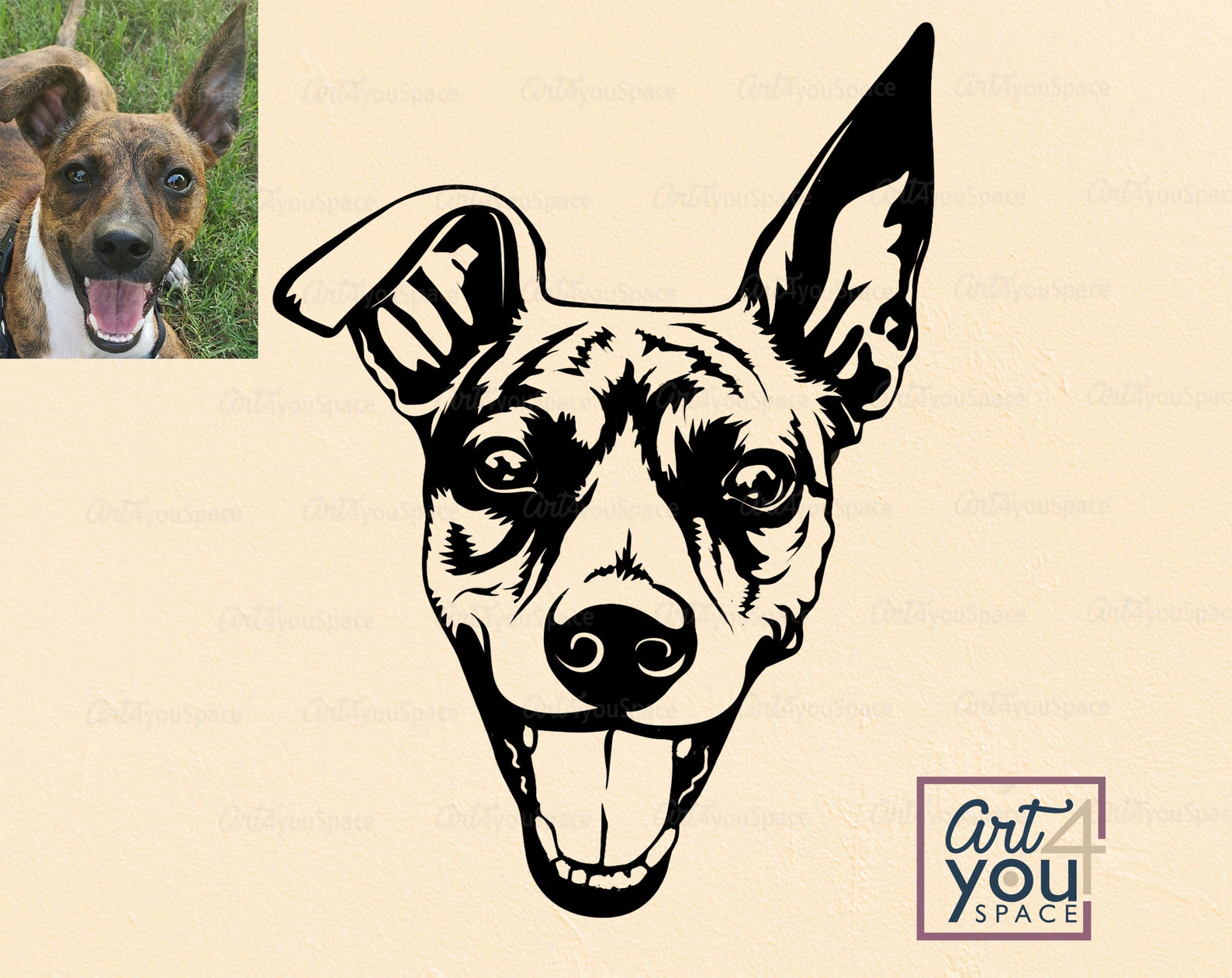 Shar Pei Svg Dog Svg Files for Cricut Face Head Clipart - Etsy UK