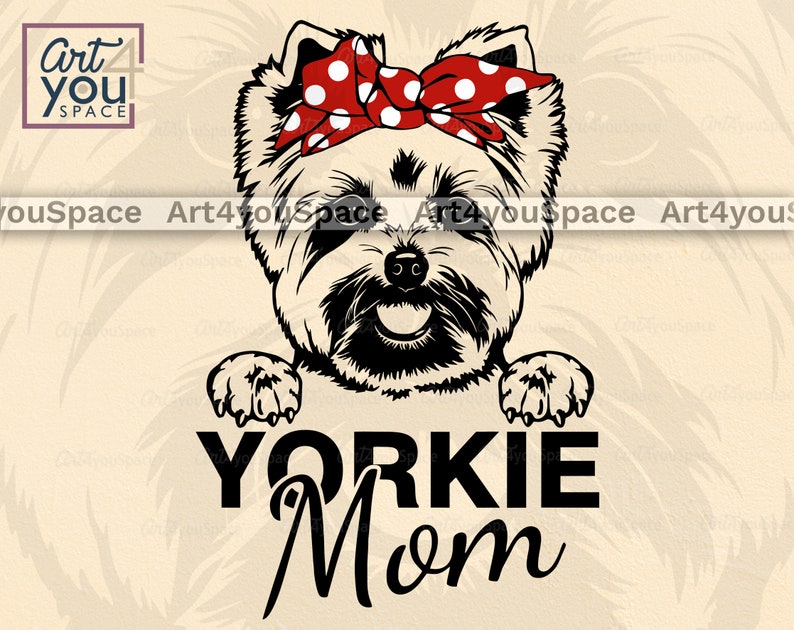Download Yorkshire Terrier SVG Dog svg cricut Yorkie mom dad ...