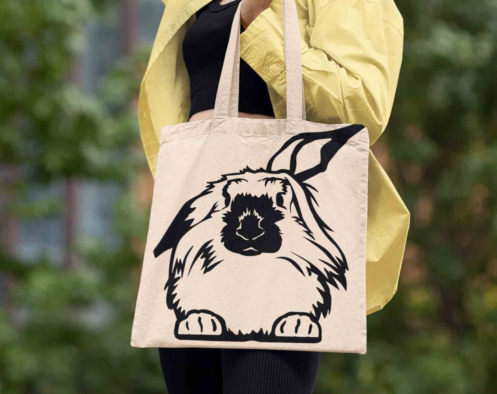 Lion Head Rabbit, Svg Files for Cricut, Lop Eared Bunny, Farm Animal ...
