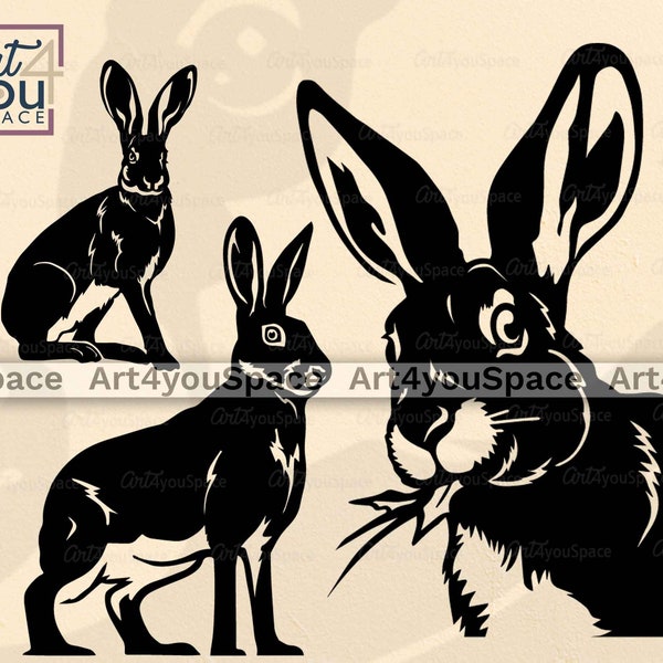 Hare, Rabbit SVG files Cricut, woodland clipart, Peeking Animal Vector, peek a boo PNG, Eps Download dxf, Zoo printable Art, t-shirt Design