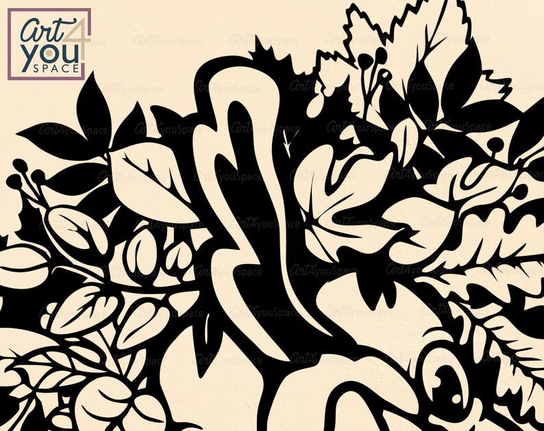 Download Floral Chicken head svg fall svg autumn leaves wreath | Etsy