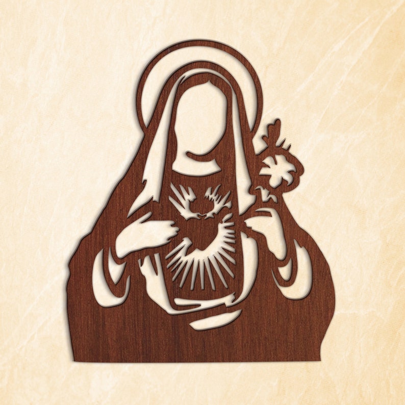 Download Virgin Mary svg Jesus svg Mother of god Christian clipart | Etsy