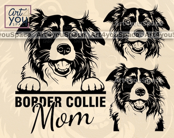 I Love My Border Collie Head Funny T-Shirt Dog Lovers Gift I Love My Border Collie Head Funny T-Shirt Dog Lovers Gift