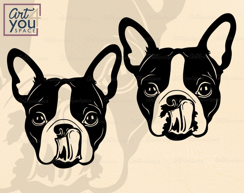 Download Cute boston terrier svg dog svg file for cricut Funny dog ...