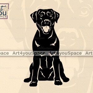 black Labrador svg
