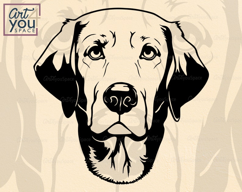 Labrador Retriever svg Lab Head cane Face svg per cricut Etsy Italia