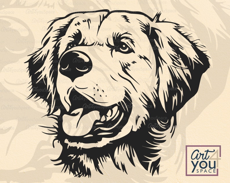 Download Golden Retriever SVG Goldie dog svg files Cricut cute dog ...