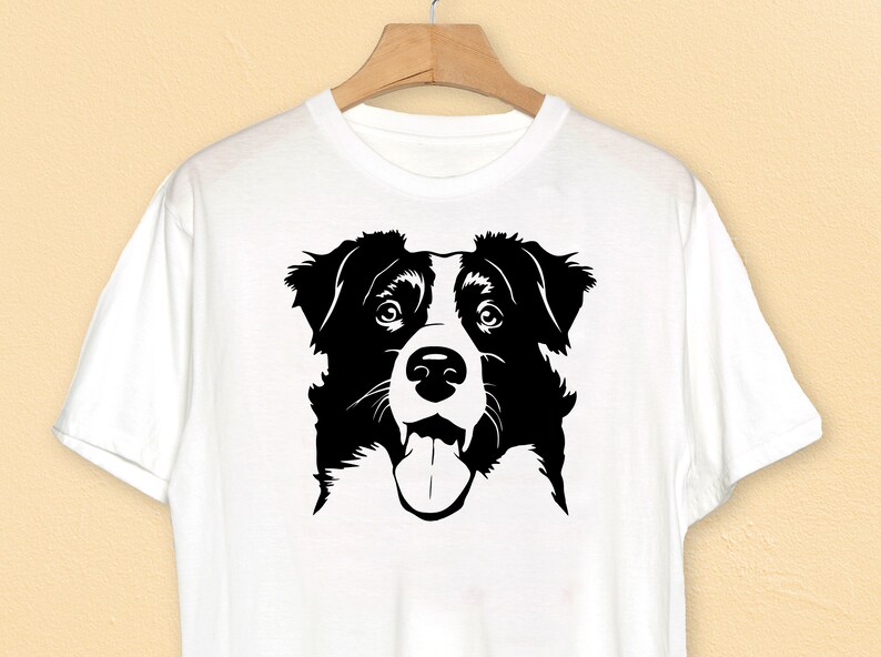 Download Cute border collie svg peeking dog svg file for cricut ...