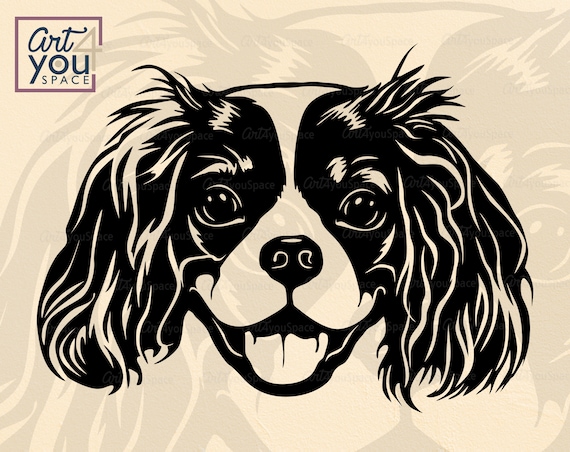 Cavalier King Charles Spaniel SVG Dog Svg Files for Cricut | Etsy