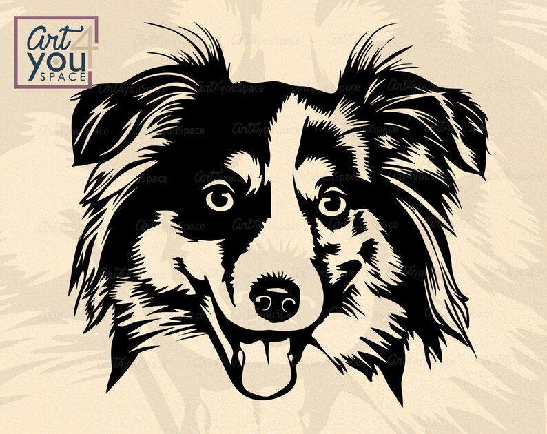 Download Australian shepherd svg Dog Svg files for cricut mini ...