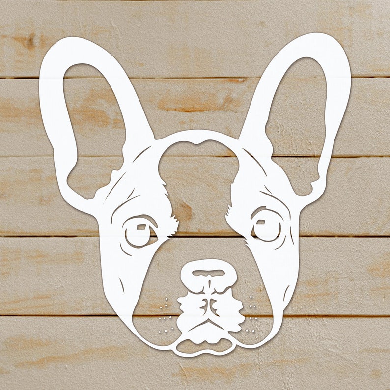 Download Printable Png Boston Terrier Svg File For Cricut Head Vector Cut Clipart Download T Shirt Stencil Santa Dog Svg Peeking Puppy Face Dxf Pet Portraits Art Collectibles