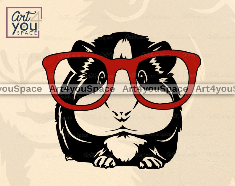 Download Guinea Pig Svg files for Cricut cute pet clipart Domestic ...