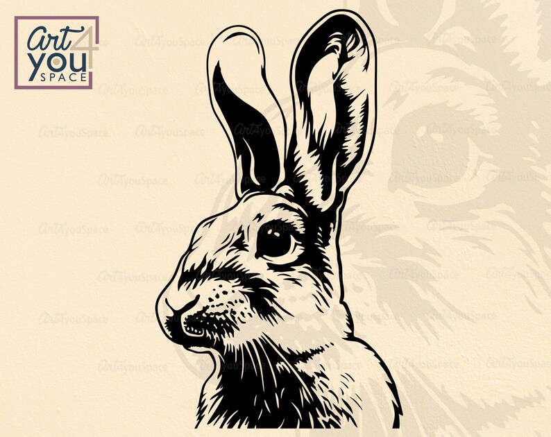 Download Rabbit SVG Bunny monogram easter egg hunter svg files for ...