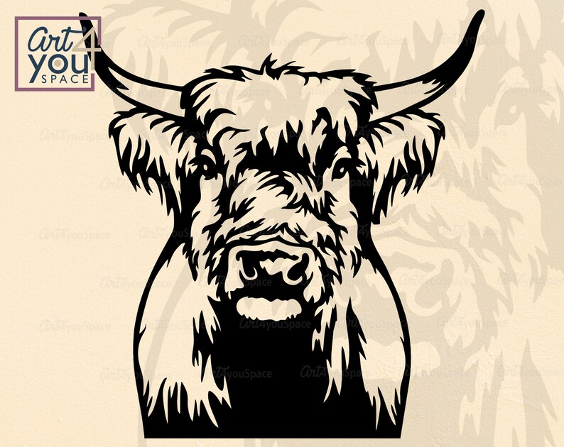 Free Free Highland Cattle Svg 602 SVG PNG EPS DXF File