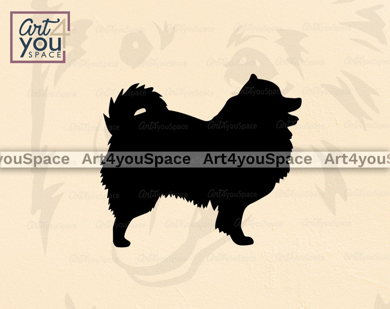 Download American Eskimo svg dog face vector Cricut project | Etsy