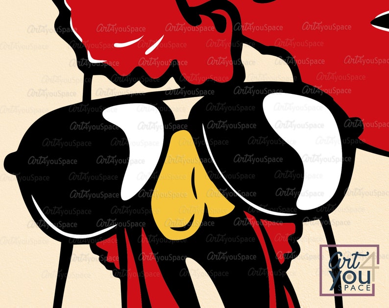Rooster Svg, funny vector, funny animal svg, glasses svg, Hen, farm animals, Farm Life, Cock, clipart, Chicken, Download, Cricut, png, dxf image 9
