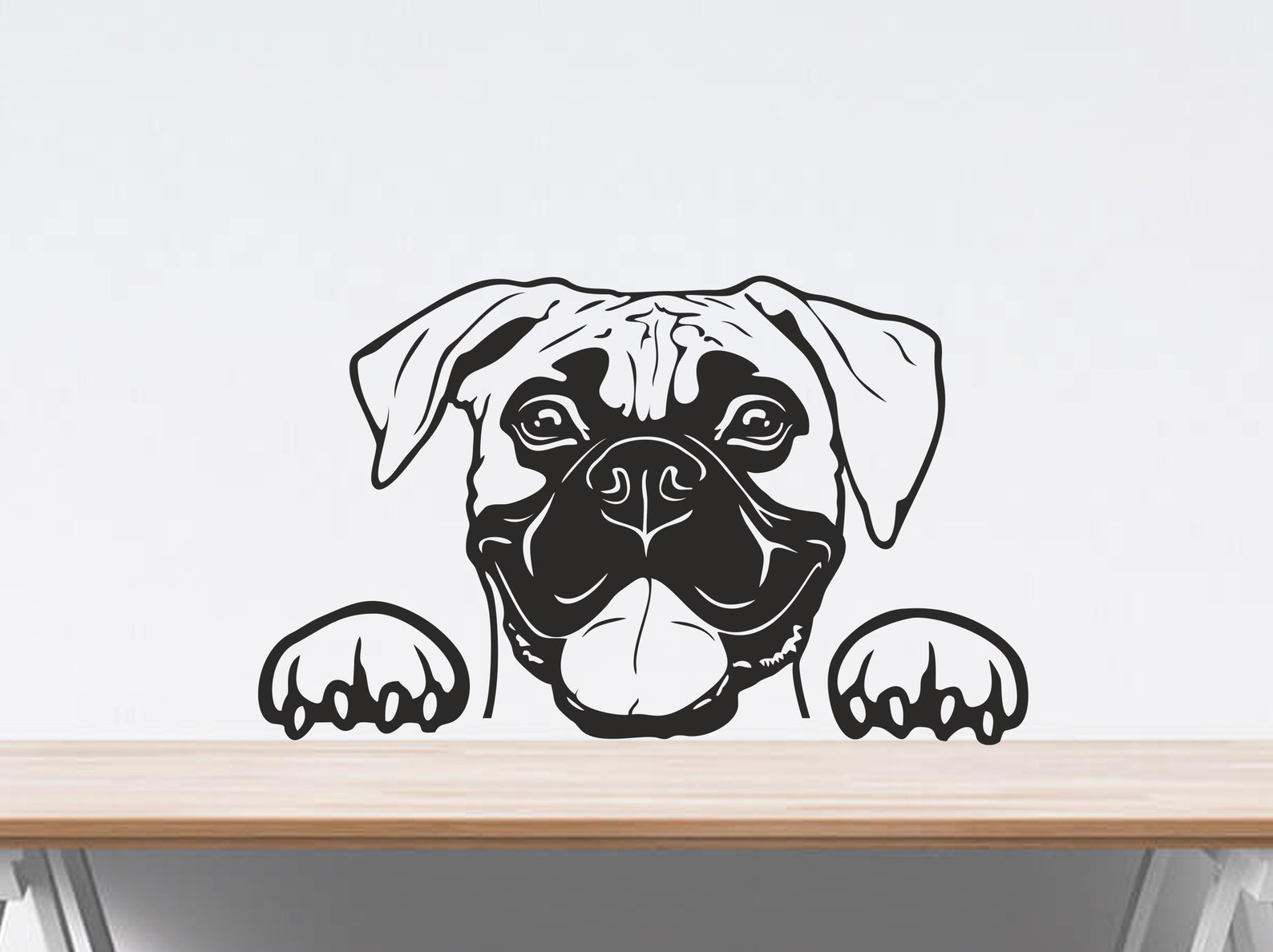 Cute Boxer Svg Dog Breed DOG MOM Animal Face Head Funny | Etsy Canada