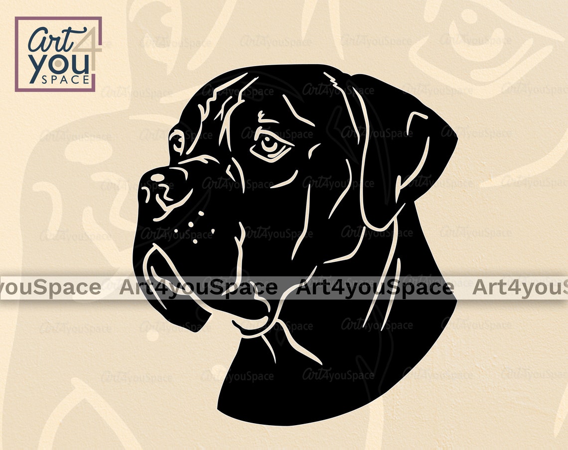 Cane Corso Svg Dog SVG File for Cricut Peeking Pet Face Etsy UK