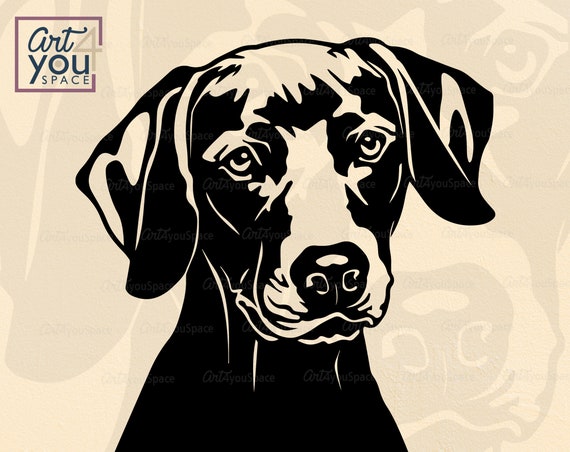 Weimaraner Svg Dog Svg Files for Cricut Hunting Breed | Etsy