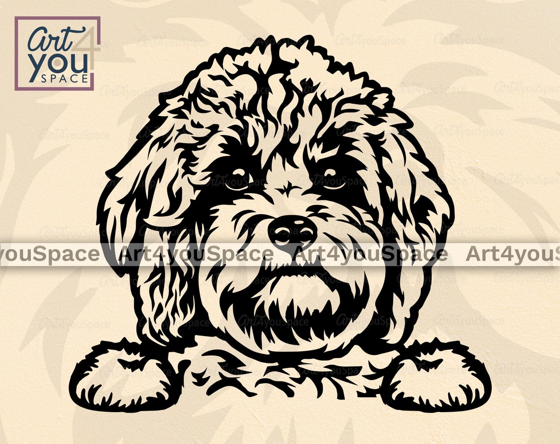 Cavapoo Svg Dog SVG File Cricut Cute Puppy Clipart Download | Etsy