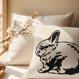 Netherland Dwarf Rabbit Svg Files for Cricut, Rabbit SVG, Bunny Clipart ...