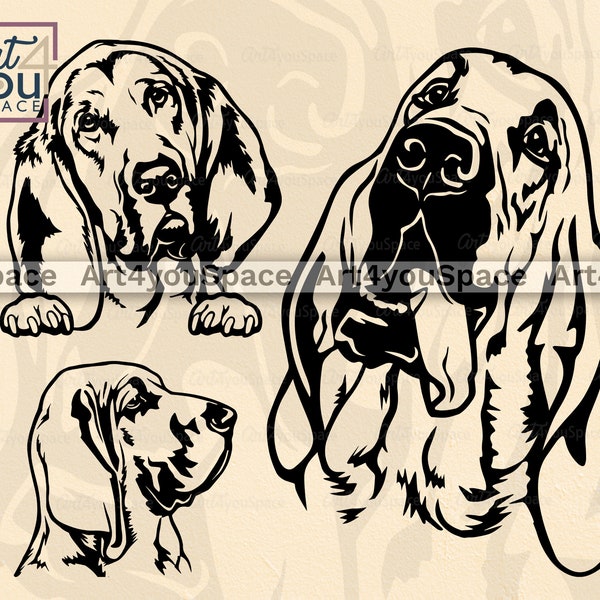 Svg limier, chien svg Cricut, clipart mignon visage d'animal de compagnie, téléchargement png, image vectorielle, dxf, art imprimable, race, pattes de tête drôles, conception de chemise