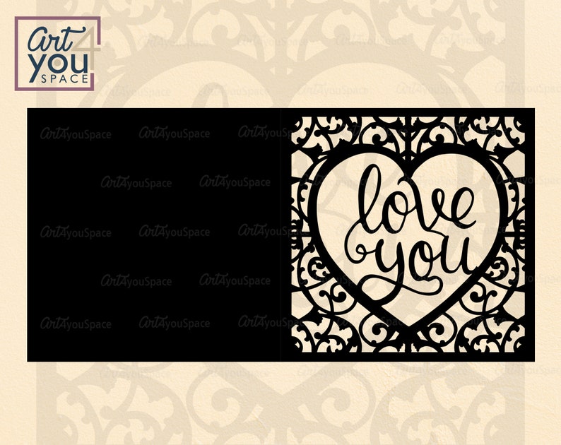 Download Mothers Day card svg Love you Cricut lace heart clipart ...