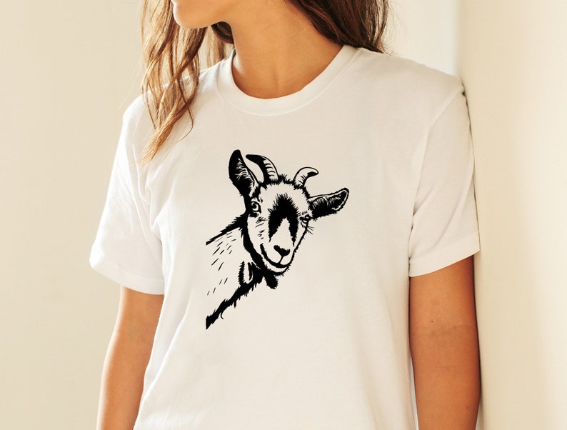 Download Peeking Goat head svg cricut curious dairy goat face funny ...