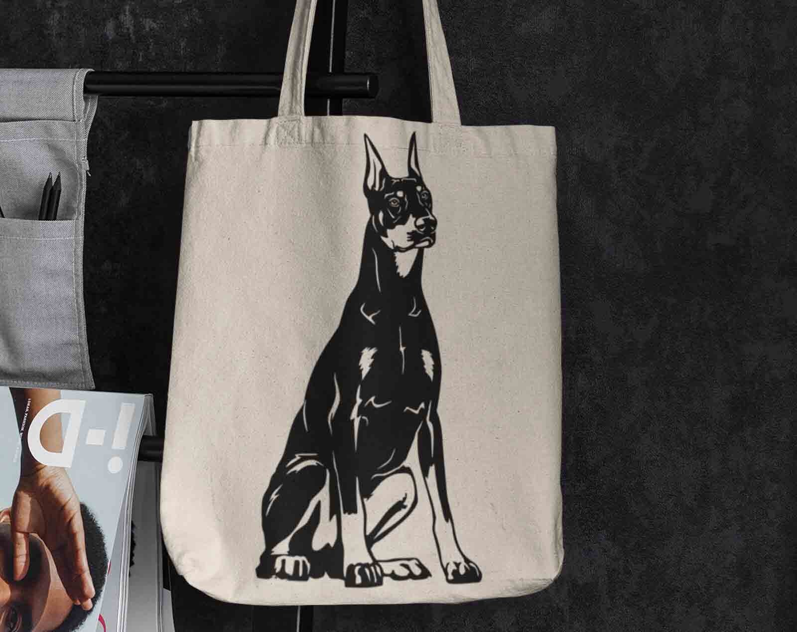 Doberman Svg, Dog SVG Files for Cricut, Natural Doberman Pinscher