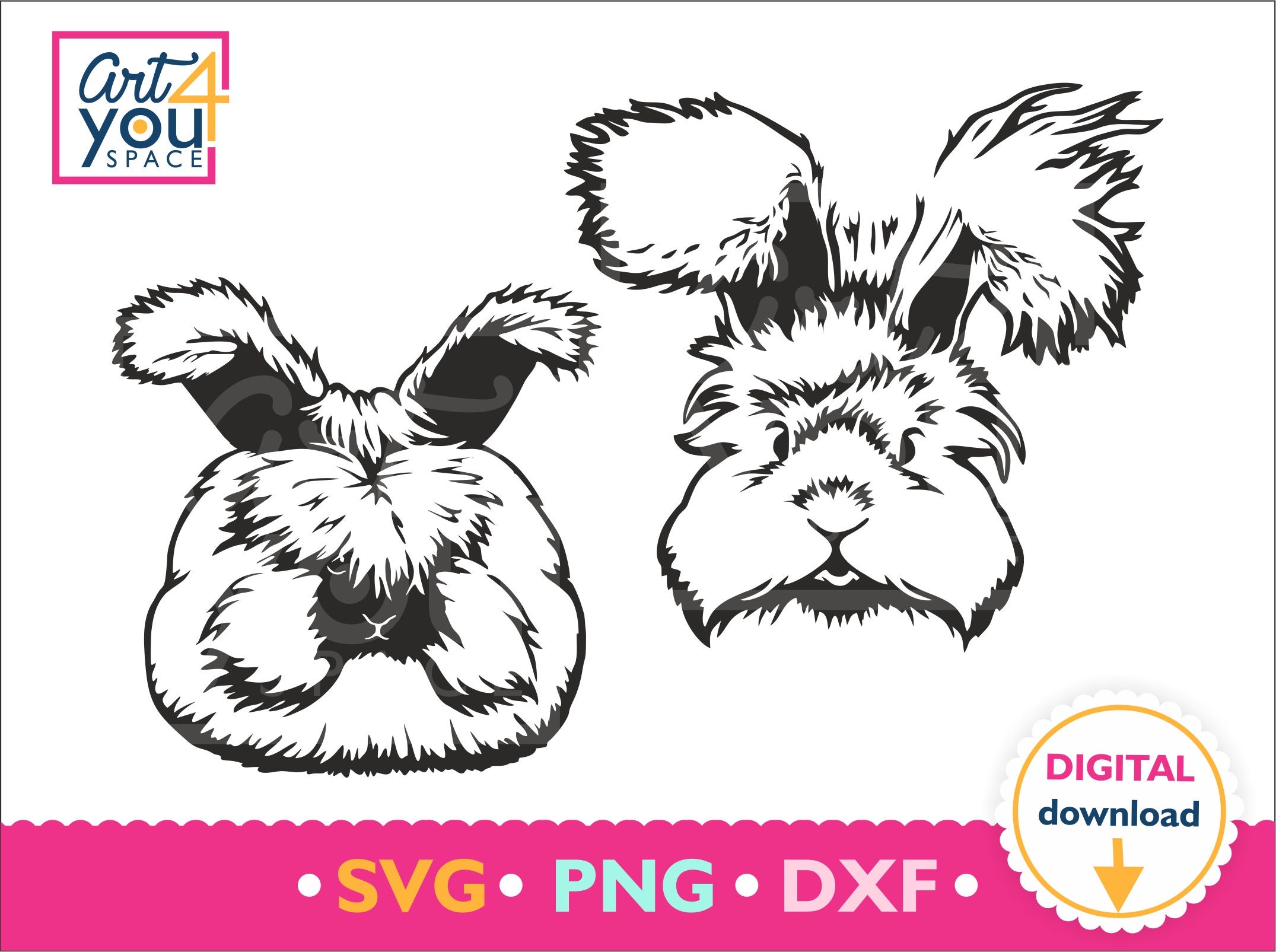 Cute bunny face svg,Rabbit svg,Bunny svg files for cricut,Easter farm animal clipart,Bunny Vector,Rabbit Shirt,Rabbit Face svg,Rabbit dxf