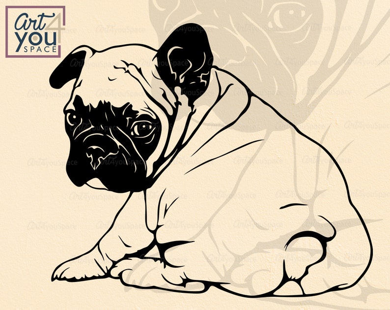 Download French Bulldog SVG dog svg files for cricut funny frenchie | Etsy