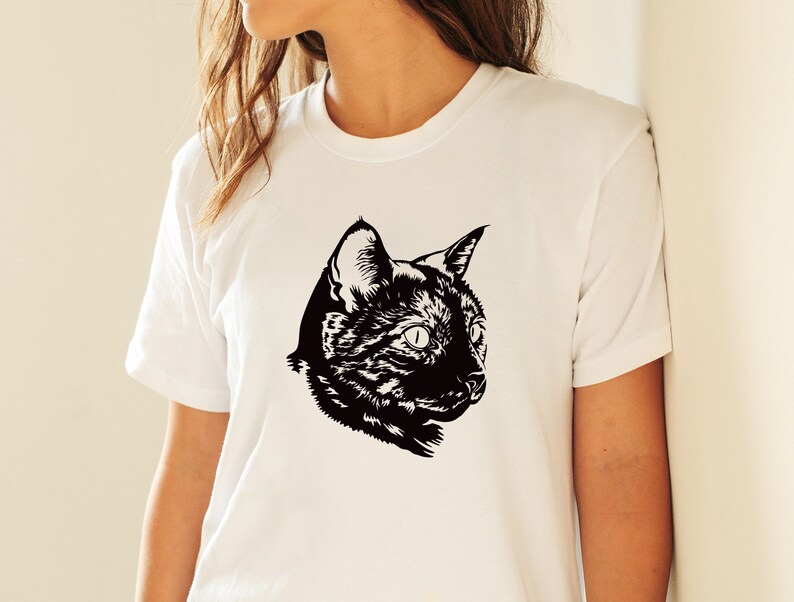 Download Silhouette Cameo Clipart Head Shirt Svg Printable Portrait Realictic Vector Graphics Download Cat Face Svg File For Cricut Png Dxf Cut Pet Portraits Art Collectibles Kientructhanhdat Com
