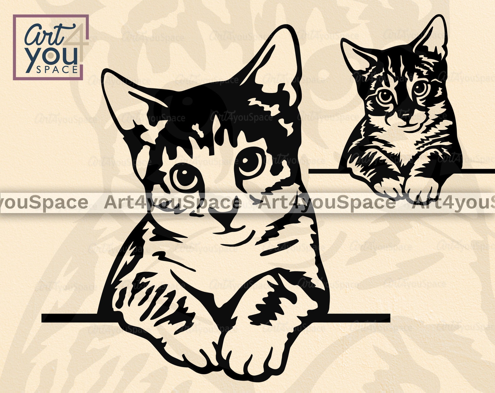 Cute Cat SVG files for Cricut curious Pet Vector shirt | Etsy