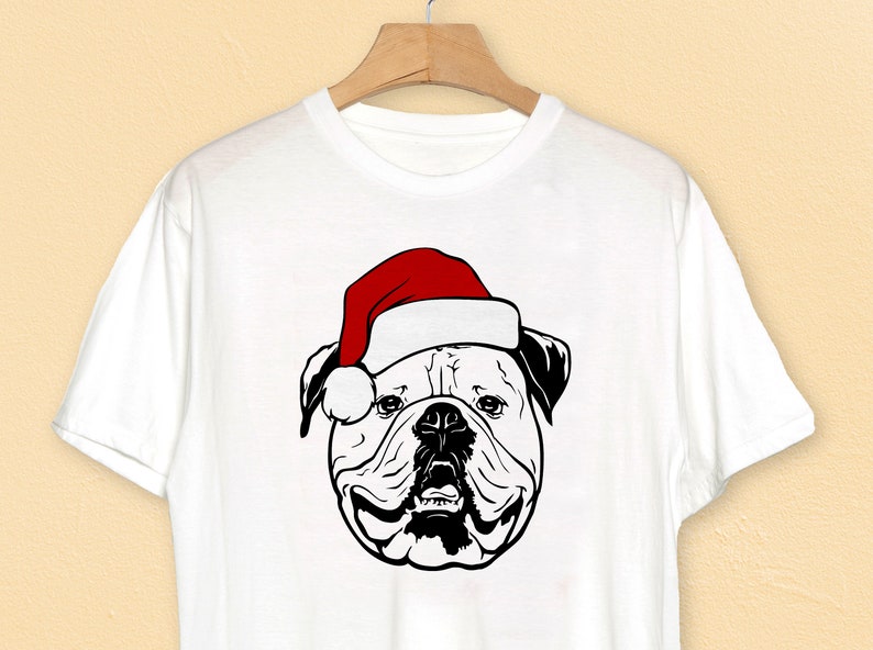 Download Christmas dog SVG bundle dog Santa hat clipart Cricut xmas ...