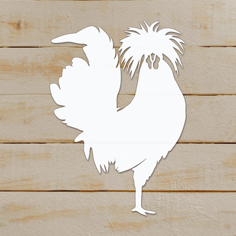 Download Crazy chicken lady Polish chicken svg silhouette Cricut | Etsy