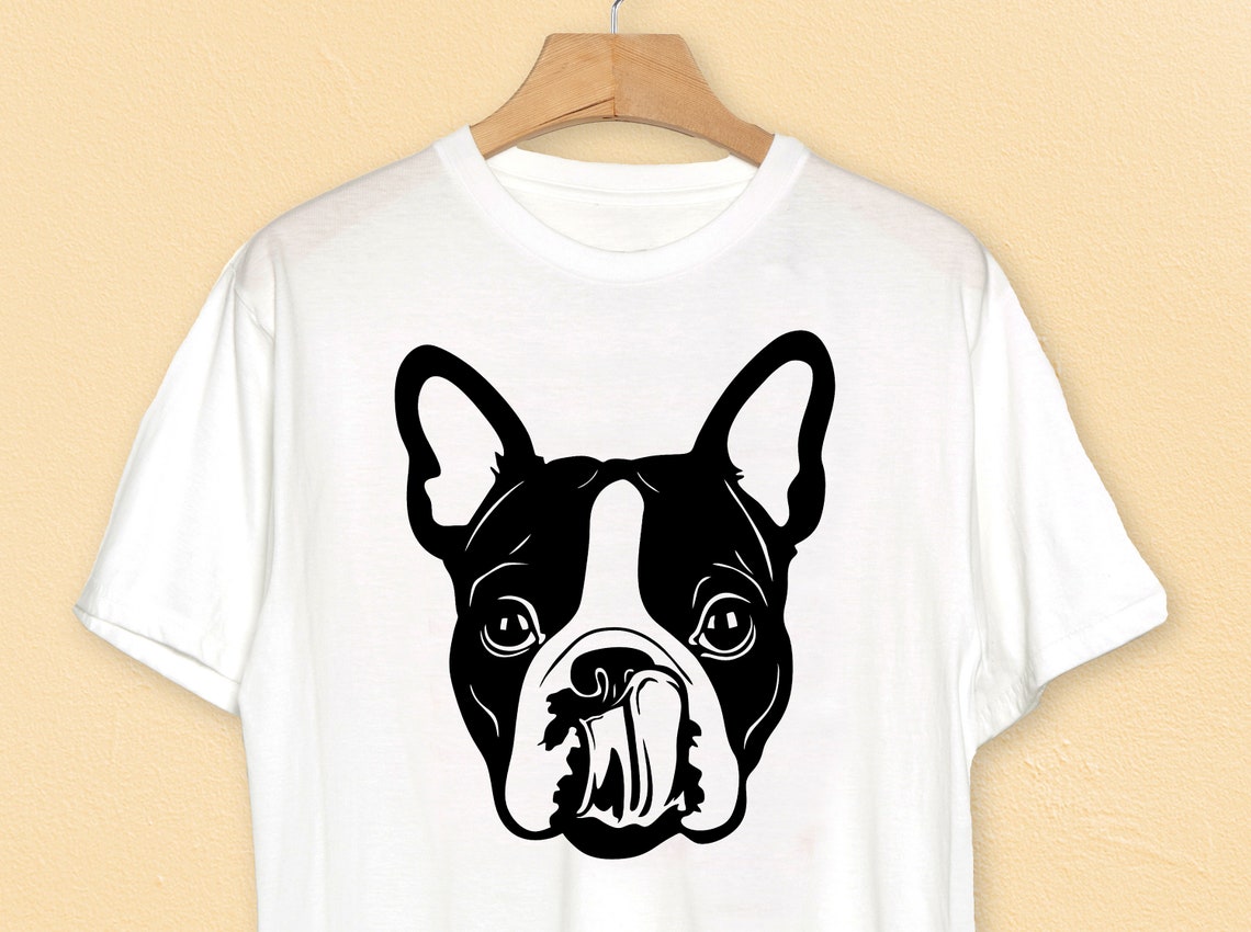 Cute boston terrier svg dog svg file for cricut Funny dog | Etsy