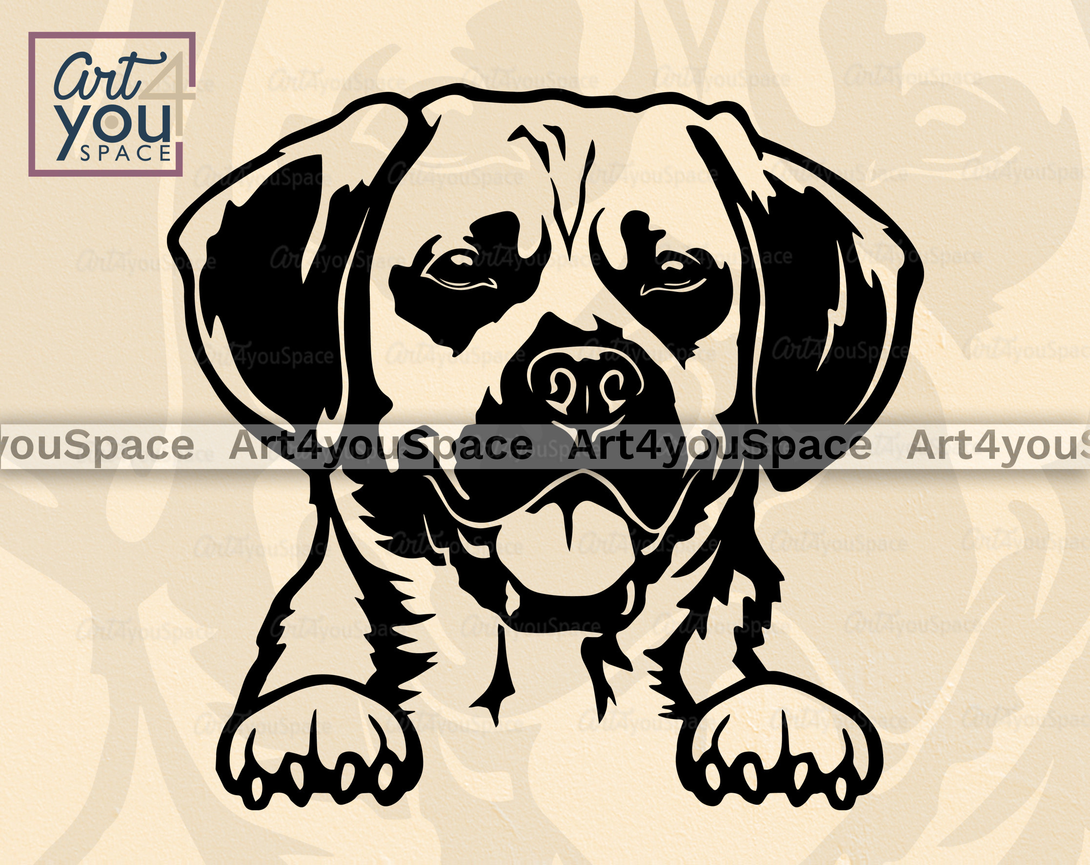 Buy Puggle Svg Dog Svg File for Cricut Beagle Pug Mix Breed Online in