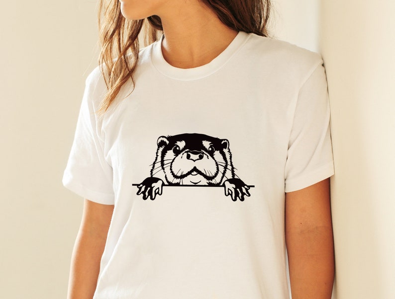 Download Cute Otter Svg Layered Svg Cut File