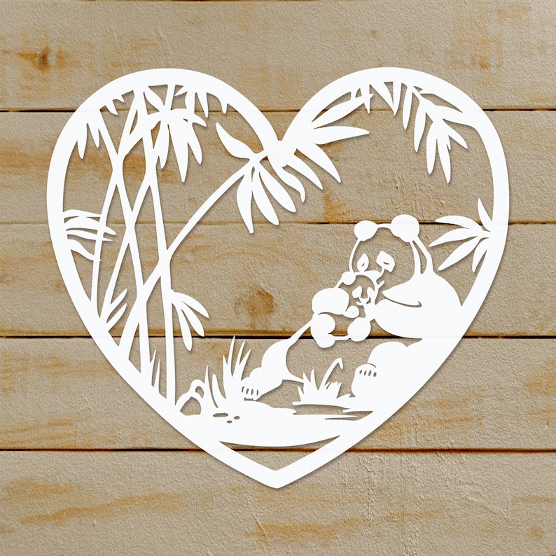 Panda bear SVG panda svg mom baby svg Vectors animal PNG ...