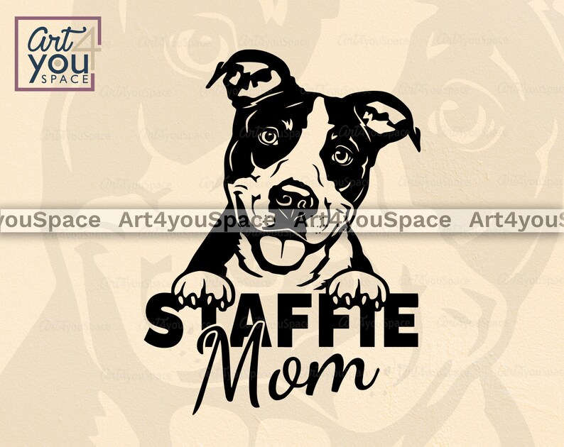 Download American Staffordshire Terrier svg dog svg files for ...