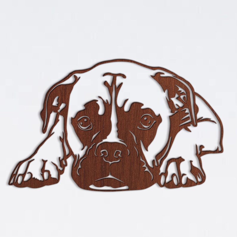 Download Boxer dog svg files for Cricut Dog breed Clipart Laser cut ...
