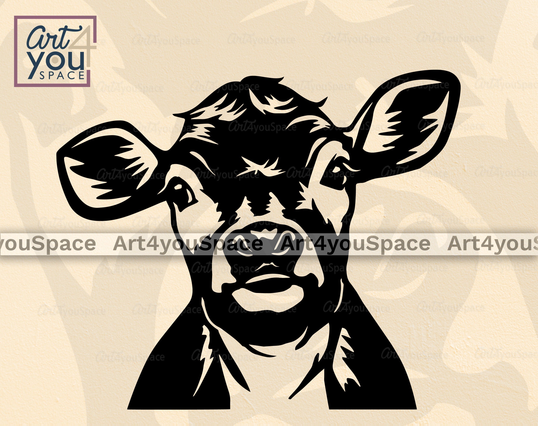 Cow Calf Pair SVG