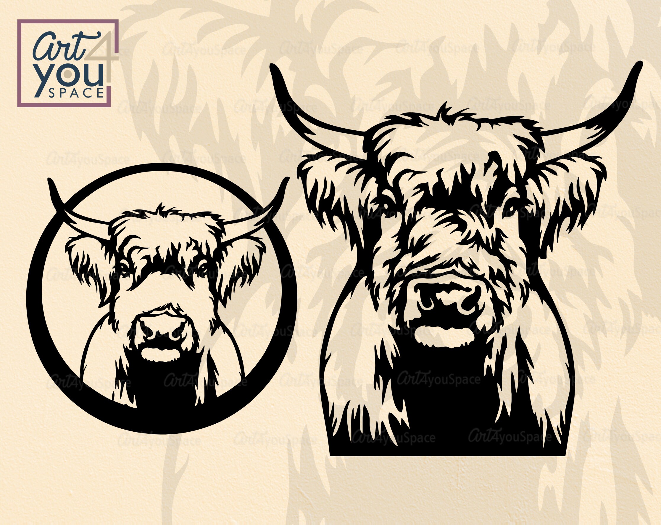 Free Free 137 Scottish Highland Cow Svg SVG PNG EPS DXF File