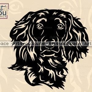 Boykin Spaniel svg, Hund svg, Cricut, züchten Haustier Kopf, Clipart Download, png, vektor, dxf Laser-Schnitt-Plasma CNC, druckbar, Shirt-Design
