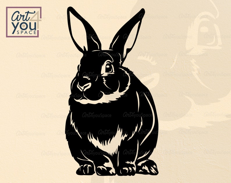 Download Rabbit SVG Bunny svg files for cricut Easter farm animal ...