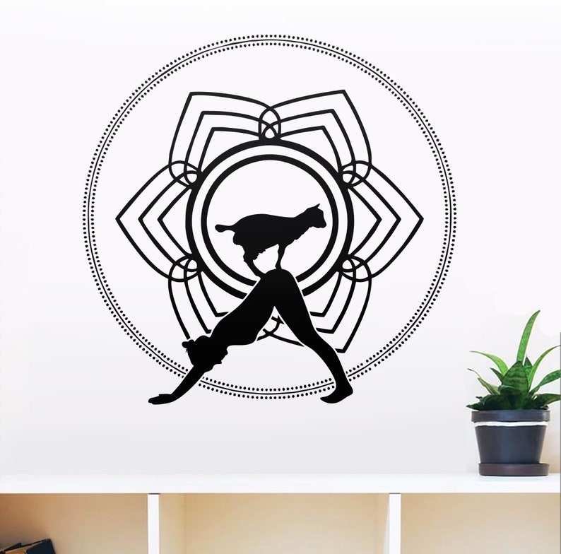 Download Goat yoga Svg cricut Mandala sign Animal Clipart mandala ...