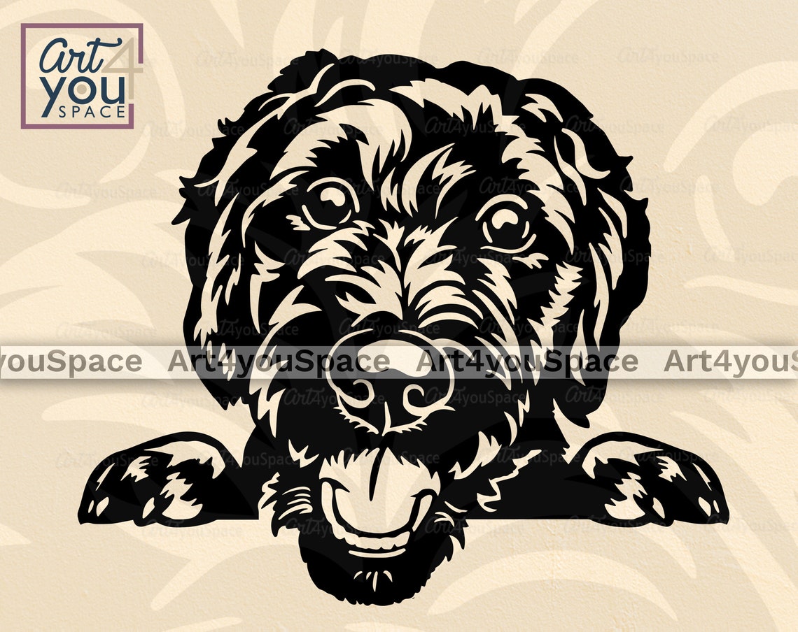 Schnoodle Dog SVG Files for Cricut Project Vector Graphics - Etsy