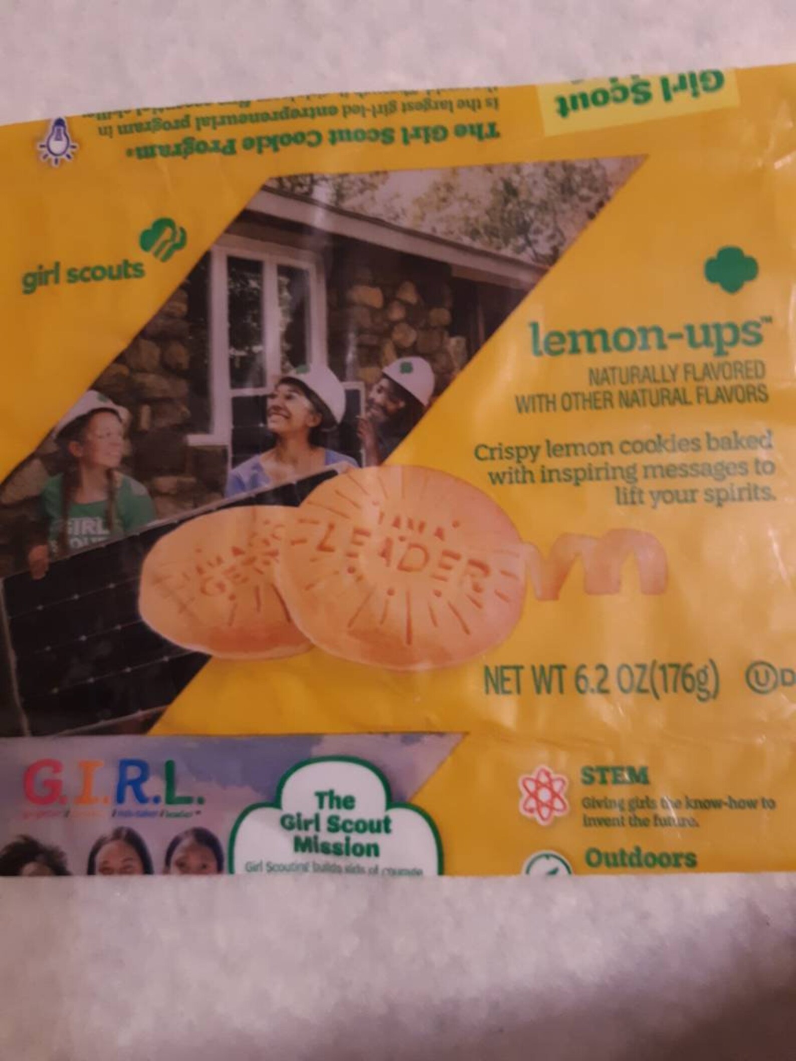 Girl Scout lemon up cookies Etsy