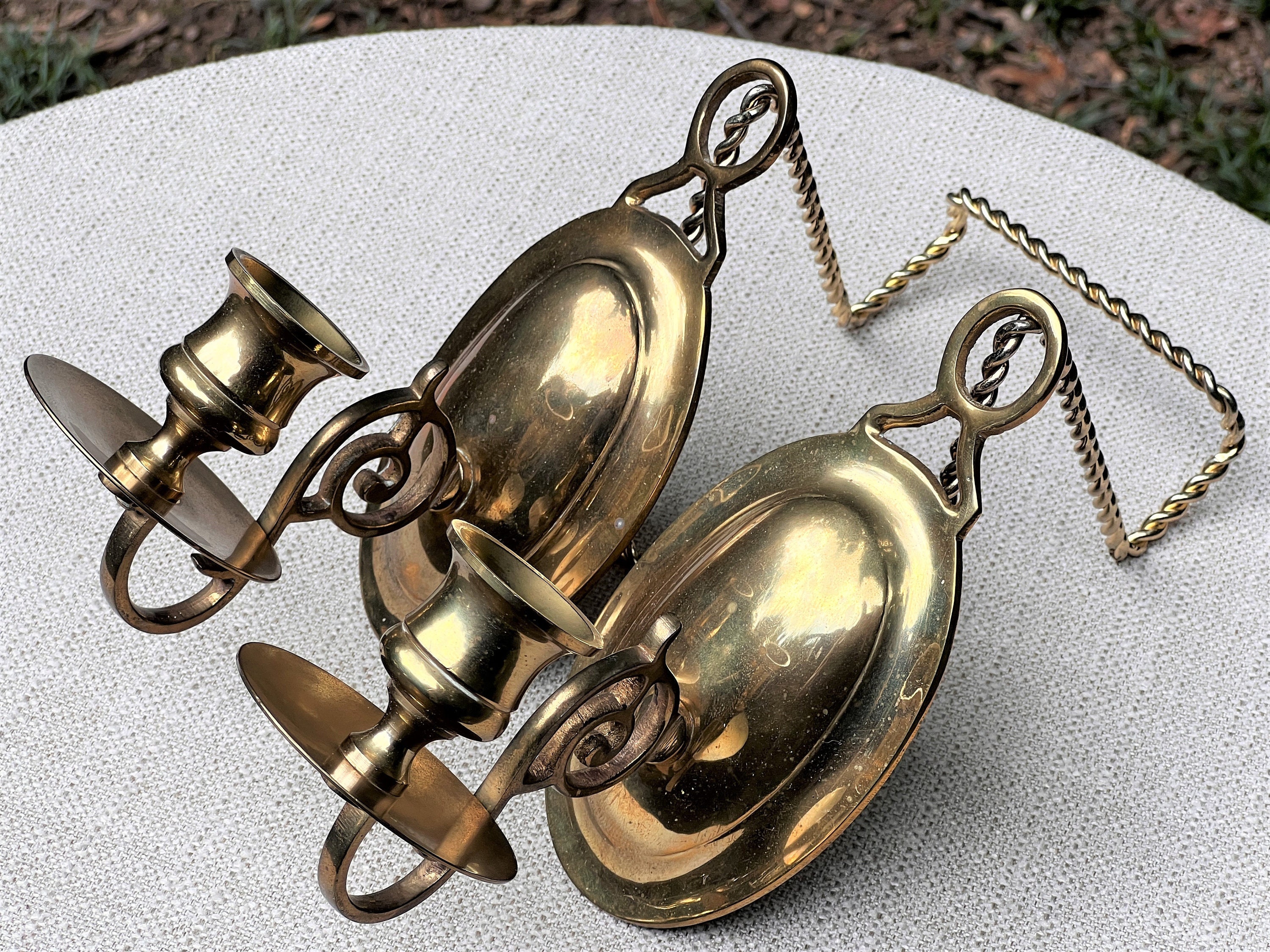 Hollywood Regency Handcrafted Brass Butterfly Napkin Holder Table /  Serveware