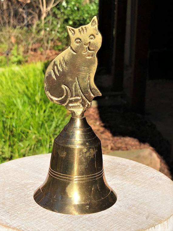 Brass cat bell deals